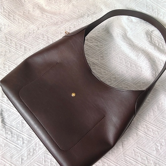 Coach Elegant Brown Leather Tote Bag